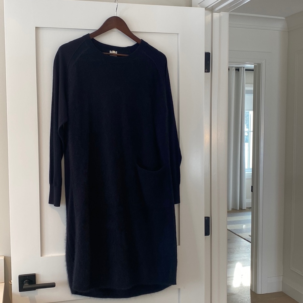 Long sleeve mohair dress